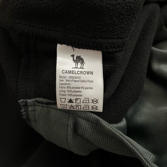 Camel Crown Men’s  Fleece Outdoor pants Size XL - Picture 11 of 12